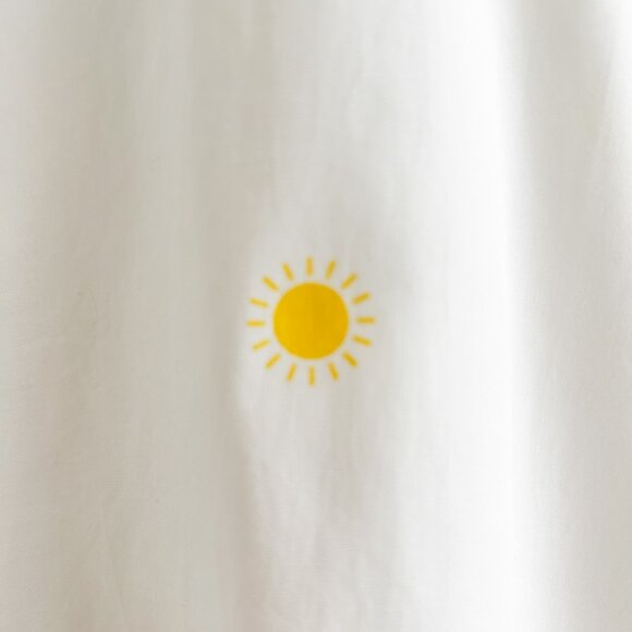 JOULES White Dela Button Front Shirt Top in Sun Sunny Sunshine Print - Picture 4 of 8